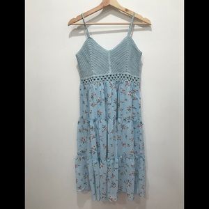 Brand new dress - lightweight crochet on top